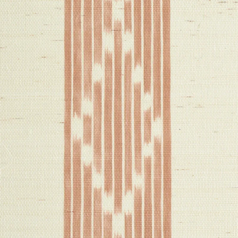 SEQUOIA STRIPE SISAL RUSSET Schumacher Wallpaper wallpaper - SKU 5011810