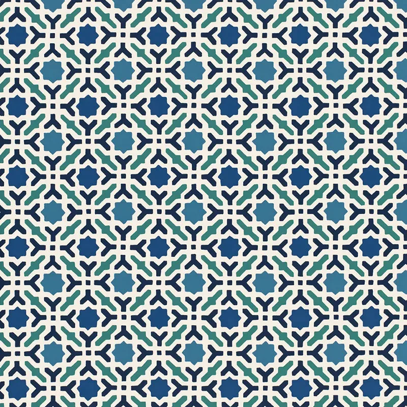 SERALLO MOSAIC AEGEAN Schumacher Wallpaper wallpaper - SKU 5005970