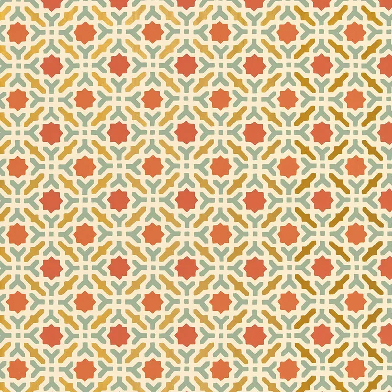 SERALLO MOSAIC PERSIMMON Schumacher Wallpaper wallpaper - SKU 5005972