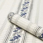 SERENA STRIPE BLUE Schumacher Wallpaper wallpaper - SKU 5015930