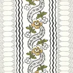 SERENA STRIPE OCHRE Schumacher Wallpaper wallpaper - SKU 5015931
