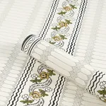 SERENA STRIPE OCHRE Schumacher Wallpaper wallpaper - SKU 5015931
