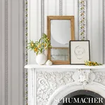 SERENA STRIPE OCHRE Schumacher Wallpaper wallpaper - SKU 5015931