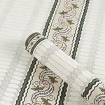 SERENA STRIPE ROSE Schumacher Wallpaper wallpaper - SKU 5015932