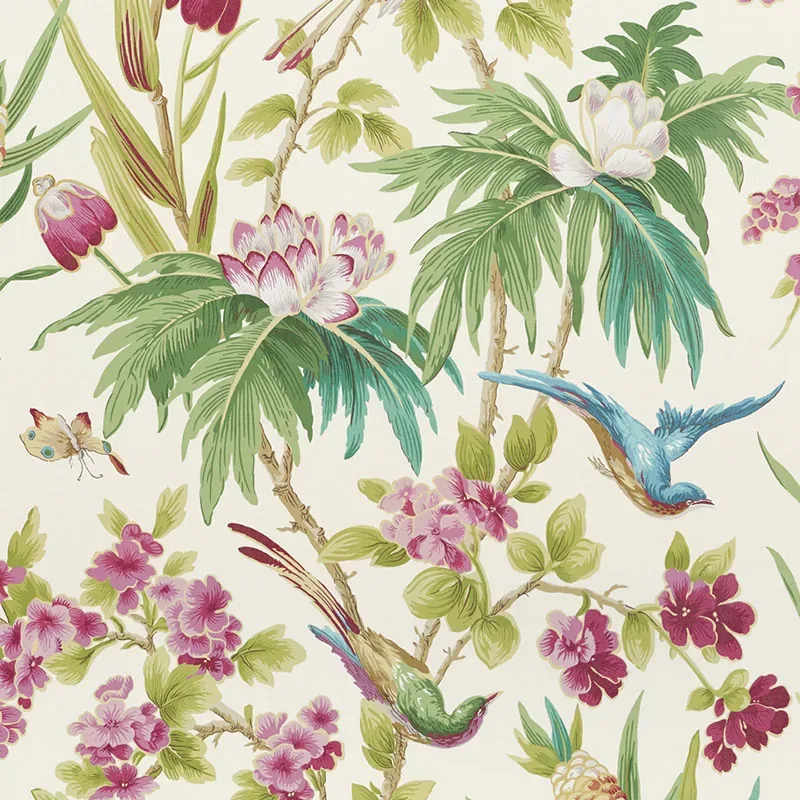 SEYCHELLES IVORY Schumacher Wallpaper wallpaper - SKU 5006970