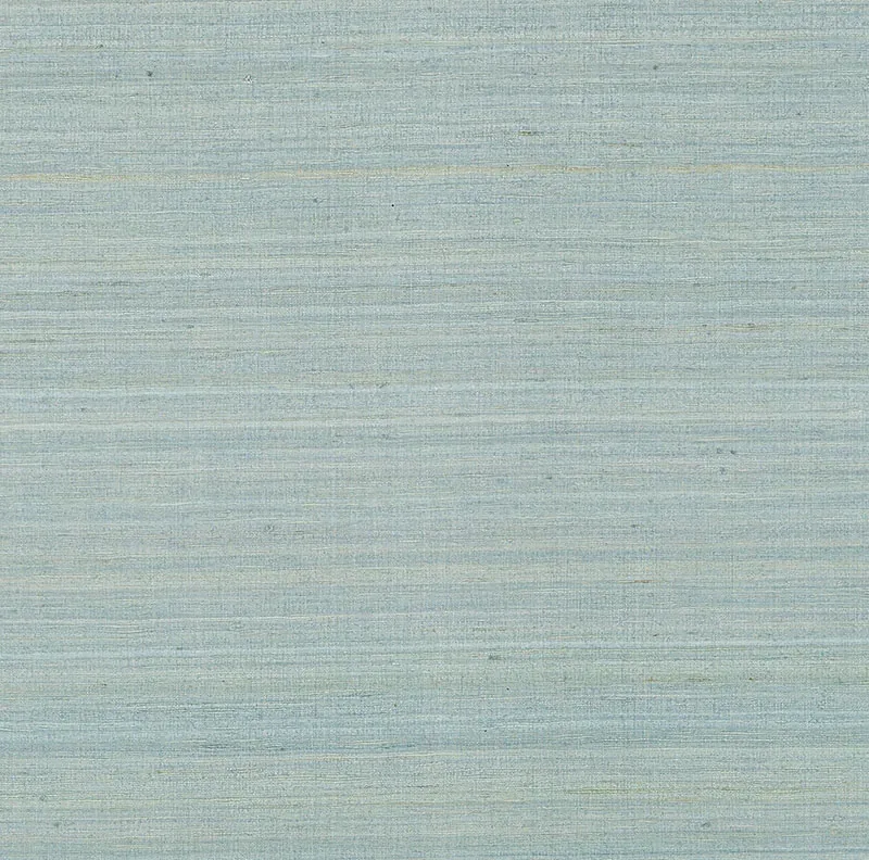 SHADED SILK AQUA Schumacher Wallpaper wallpaper - SKU 5007861