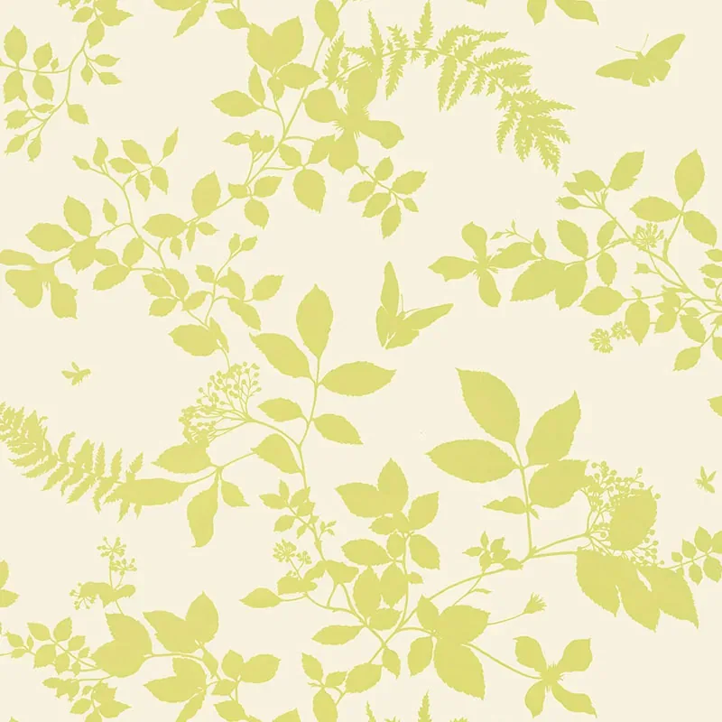 SHADOW VINE CHARTREUSE Schumacher Wallpaper wallpaper - SKU 5005102