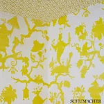 SHANTUNG SILHOUETTE SISAL YELLOW Schumacher Wallpaper wallpaper - SKU 5008250
