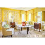 SHANTUNG SILHOUETTE SISAL YELLOW Schumacher Wallpaper wallpaper - SKU 5008250