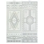 SHELL GROTTO PANEL B SEAFOAM Schumacher Wallpaper wallpaper - SKU 5015165