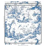 SHENGYOU TOILE BLUE Schumacher Wallpaper wallpaper - SKU 5012052