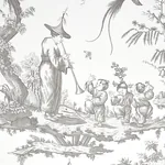 SHENGYOU TOILE DRIFTWOOD Schumacher Wallpaper wallpaper - SKU 5012050