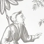 SHENGYOU TOILE DRIFTWOOD Schumacher Wallpaper wallpaper - SKU 5012050