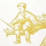 SHENGYOU TOILE YELLOW Schumacher Wallpaper wallpaper - SKU 5012051