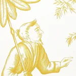 SHENGYOU TOILE YELLOW Schumacher Wallpaper wallpaper - SKU 5012051