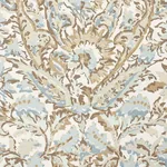 SHIRALA PAISLEY AQUA Schumacher Wallpaper wallpaper - SKU 5009971
