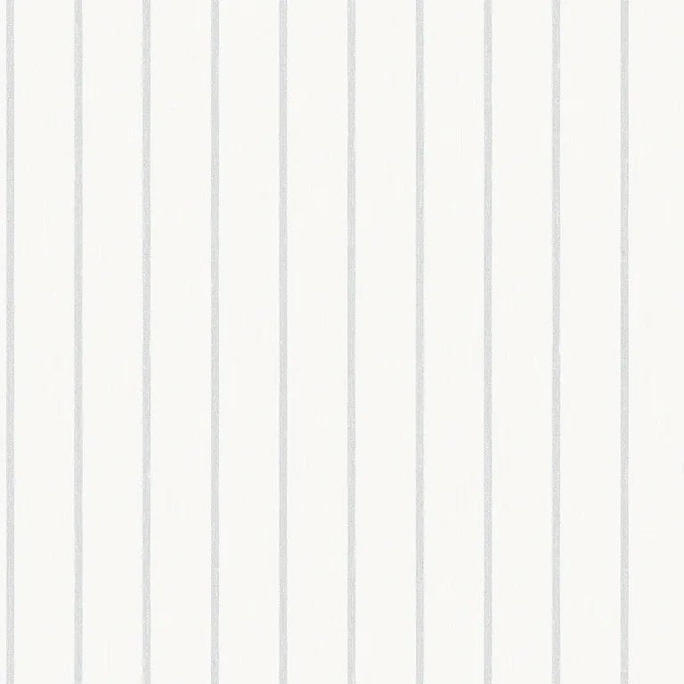 Schumacher SHIRT STRIPE wallpaper, color WHITE, SKU 6856