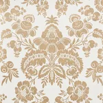 SIMONE DAMASK - GOLD Schumacher Wallpaper | Wallpaper Twins SIMONE DAMASK GOLD Schumacher Wallpaper wallpaper - SKU 5009610