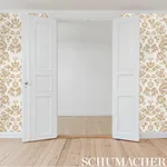 SIMONE DAMASK - GOLD Schumacher Wallpaper | Wallpaper Twins SIMONE DAMASK GOLD Schumacher Wallpaper wallpaper - SKU 5009610