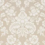 SIMONE DAMASK - STONE Schumacher Wallpaper | Wallpaper Twins SIMONE DAMASK STONE Schumacher Wallpaper wallpaper - SKU 5009612