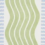 SINA STRIPE GREEN Schumacher Wallpaper wallpaper - SKU 5012120