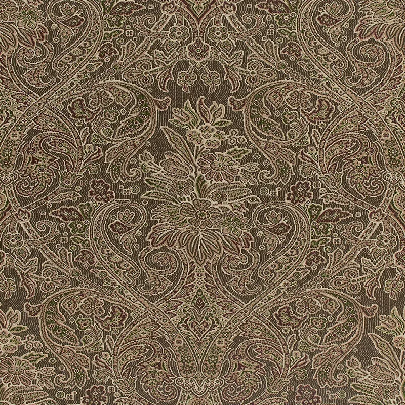 SINCLAIR PAISLEY ASH Schumacher Wallpaper wallpaper - SKU 5006252