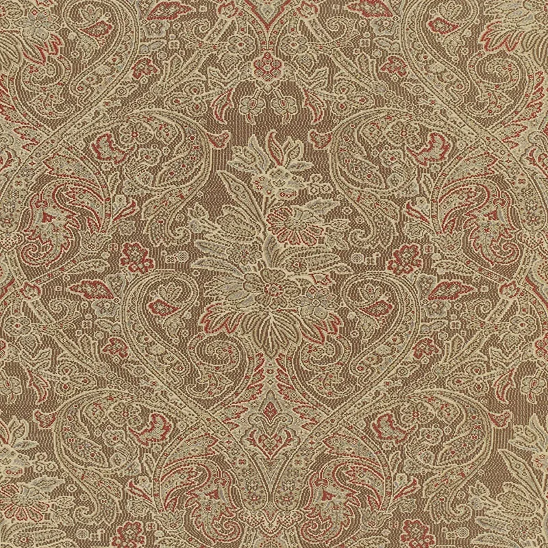 SINCLAIR PAISLEY VICUNA Schumacher Wallpaper wallpaper - SKU 5006251
