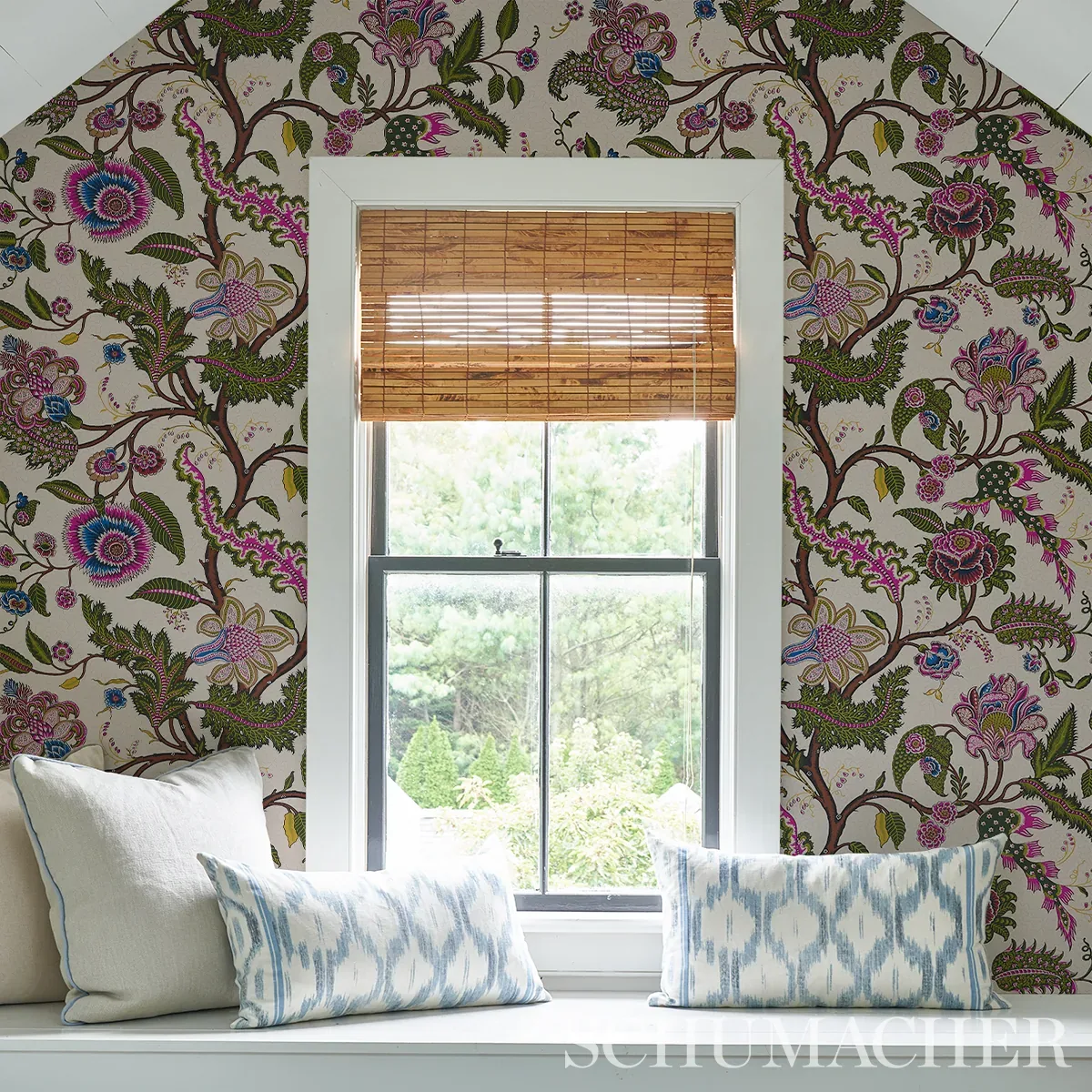 SINHALA SIDEWALL JEWEL Schumacher Wallpaper wallpaper - SKU 5006614