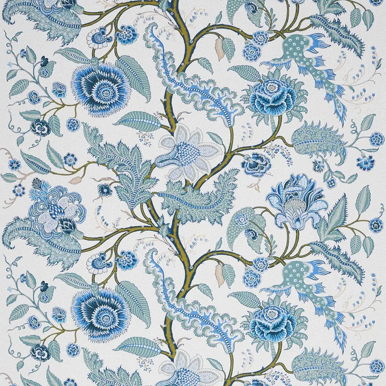 Schumacher SINHALA SIDEWALL wallpaper