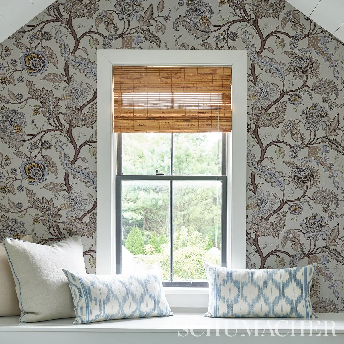 SINHALA SIDEWALL - STONE Schumacher Wallpaper | Wallpaper Tw SINHALA SIDEWALL STONE Schumacher Wallpaper wallpaper - SKU 5006613