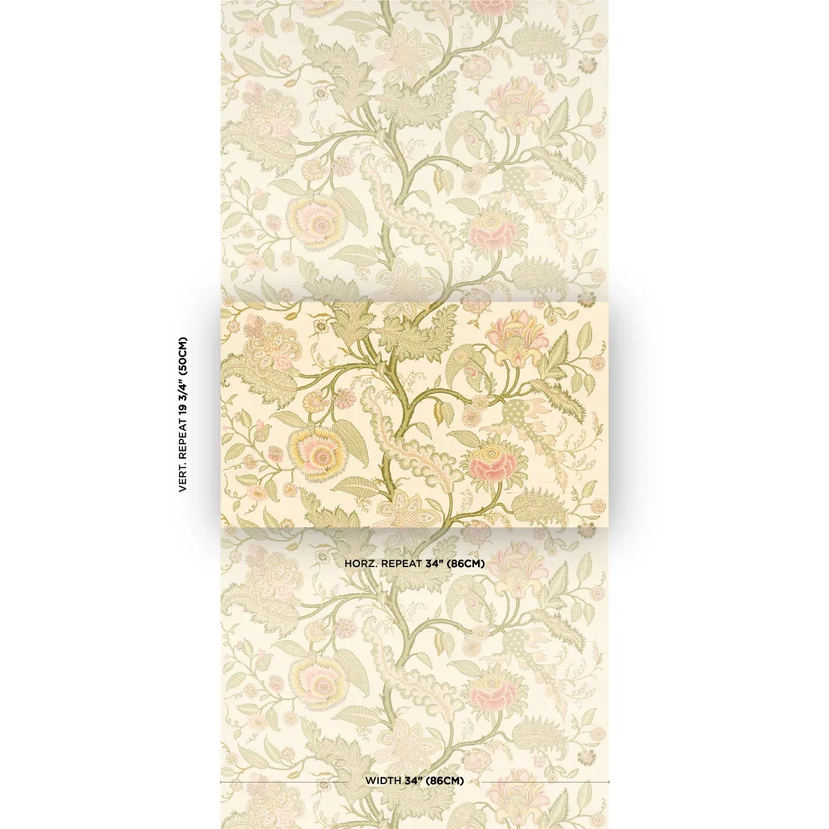SINHALA SISAL - PINK & GREEN Schumacher Wallpaper | Wallpape SINHALA SISAL PINK & GREEN Schumacher Wallpaper wallpaper - SKU 5016690