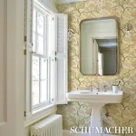 SINHALA SISAL - PINK & GREEN Schumacher Wallpaper | Wallpape SINHALA SISAL PINK & GREEN Schumacher Wallpaper wallpaper - SKU 5016690