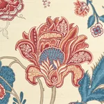 SINHALA SISAL ROUGE & INDIGO Schumacher Wallpaper wallpaper - SKU 5016691