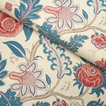 SINHALA SISAL ROUGE & INDIGO Schumacher Wallpaper wallpaper - SKU 5016691