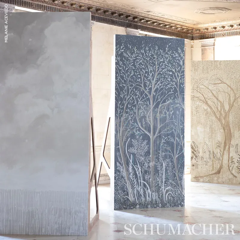 SIRENE PANEL SET OPAL Schumacher Wallpaper wallpaper - SKU 5010901