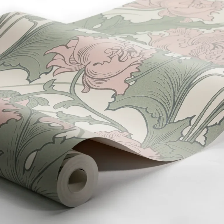 Schumacher SIRI wallpaper, color LEAF, SKU 4539