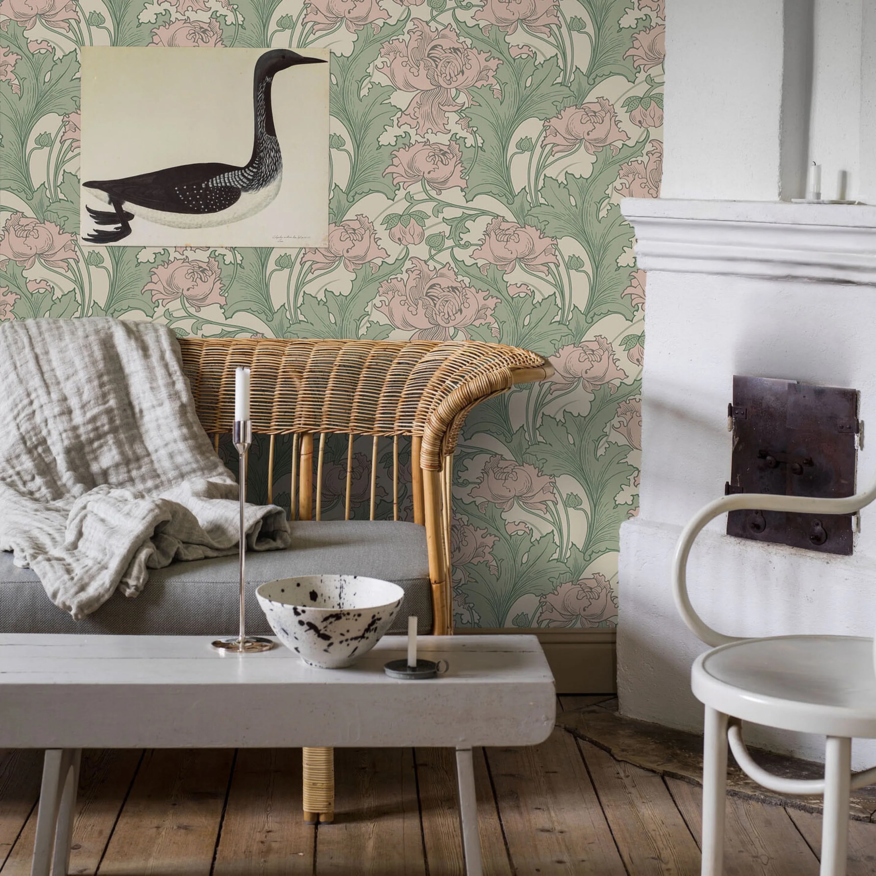 SIRI LEAF Schumacher Wallpaper wallpaper - SKU 4539