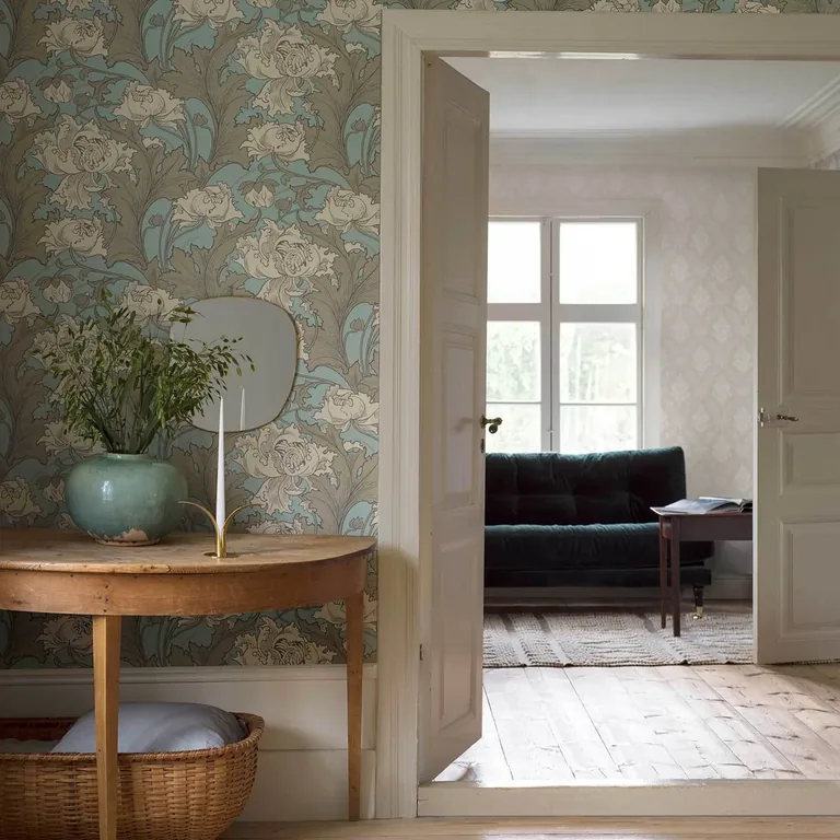 Schumacher SIRI wallpaper, color MINERAL, SKU 4538