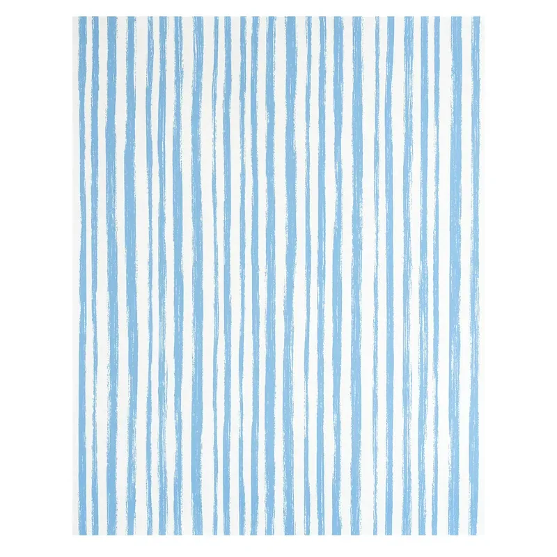 SKETCHED STRIPE BLUE Schumacher Wallpaper wallpaper - SKU 5011541