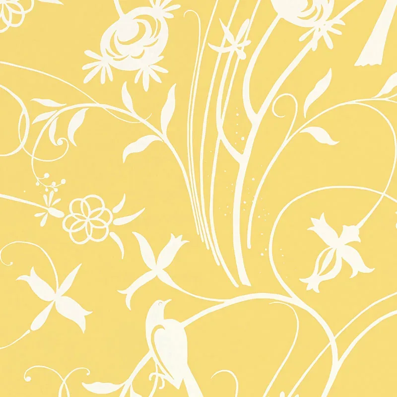 SKY MEADOW YELLOW Schumacher Wallpaper wallpaper - SKU 5007622
