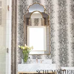 SNAKE CHARMER - CINDER Schumacher Wallpaper | Wallpaper Twin SNAKE CHARMER CINDER Schumacher Wallpaper wallpaper - SKU 5008180