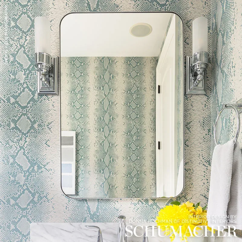 SNAKE CHARMER MINERAL Schumacher Wallpaper wallpaper - SKU 5008183