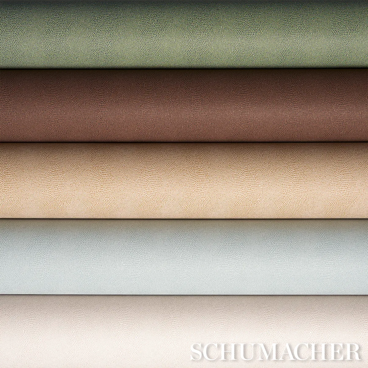 SNAKESKIN VINYL SADDLE Schumacher Wallpaper wallpaper - SKU 5017502