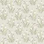 Schumacher SNÖDROPPE wallpaper, color LEAF, SKU 4835