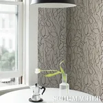 SOLANDRA VINE BROWN Schumacher Wallpaper wallpaper - SKU 5010074