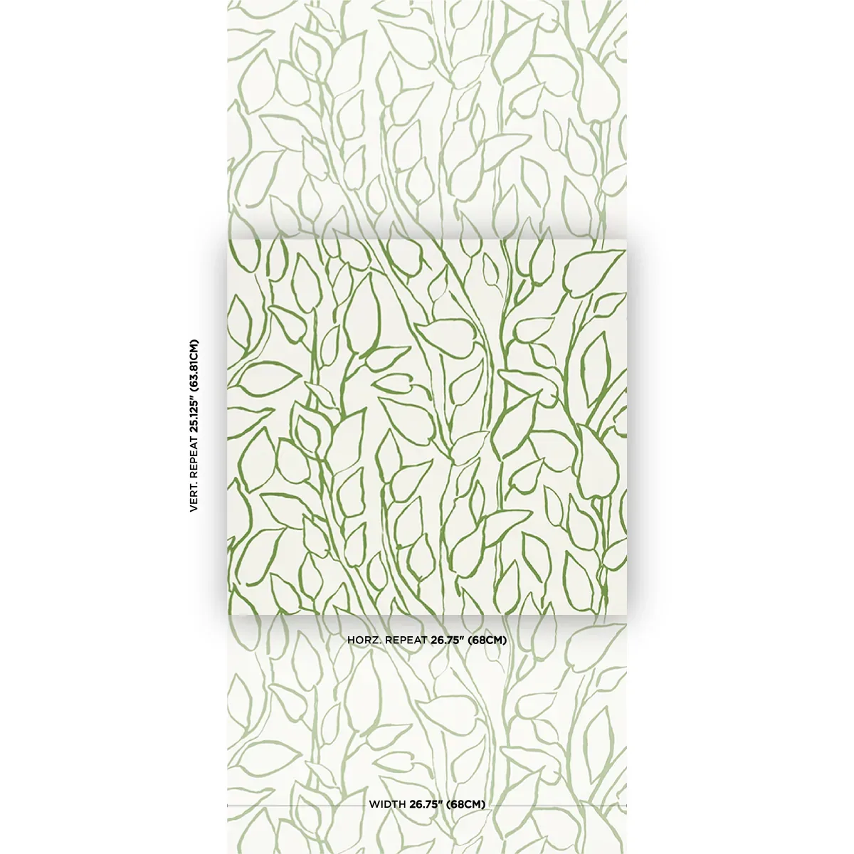 SOLANDRA VINE LEAF Schumacher Wallpaper wallpaper - SKU 5010070
