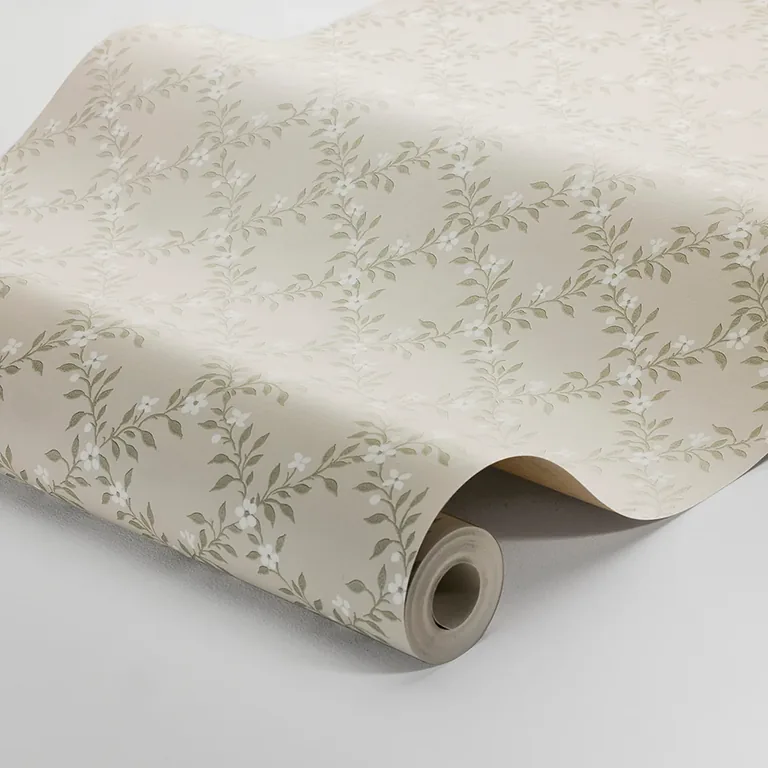 Schumacher SOMMARSLÖJA wallpaper, color SAGE, SKU 3271