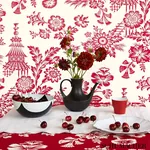 SONG GARDEN COCOA Schumacher Wallpaper wallpaper - SKU 5007032