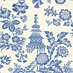 SONG GARDEN PORCELAIN Schumacher Wallpaper wallpaper - SKU 5007030