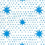 Spot & Star BLUE Schumacher Wallpaper wallpaper - SKU 5011170